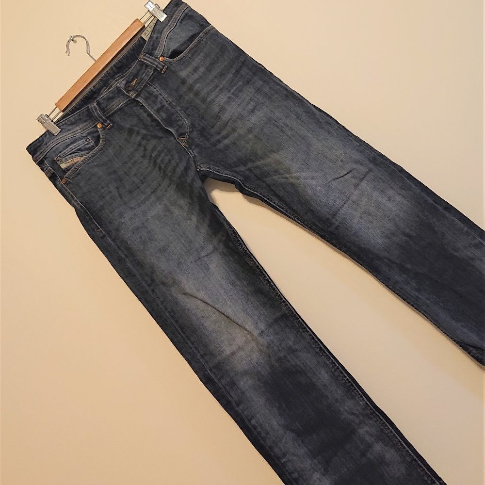 Diesel Mens Size33 Viker Stretch Blue Jeans